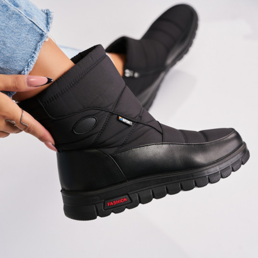 Cizme Dama Imblanite Negre din Fas Jamaela - Img 3