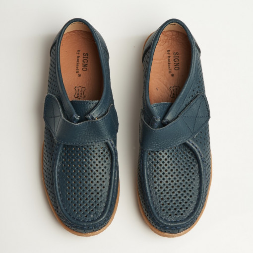 Mocasini dama Piele Naturala Bleumarin Takari - Img 4