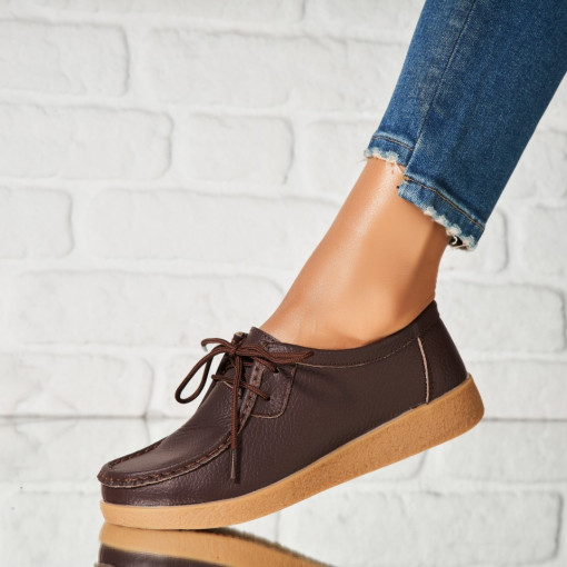 Mocasini dama Piele Naturala Maro Harla - Img 2