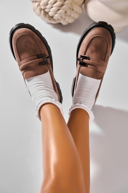 Pantofi dama casual Kaki din Piele Ecologica Intoarsa Jalicia2 - Img 2