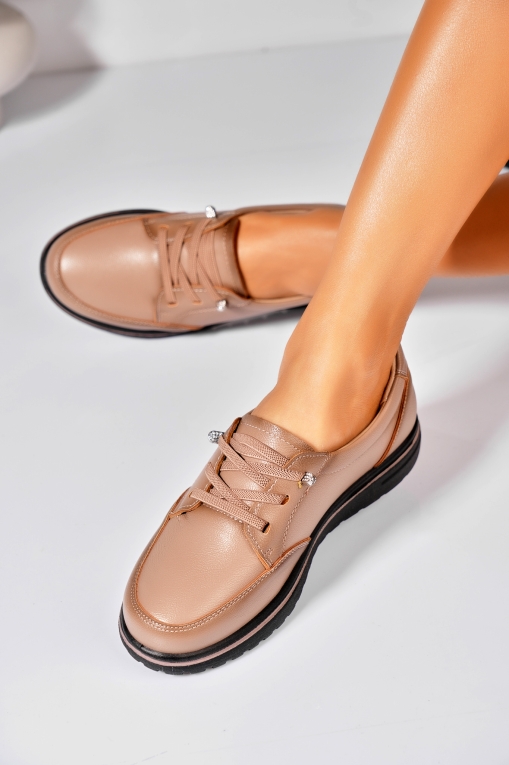 Pantofi dama casual Kaki din Piele Ecologica Kamilya - Img 2