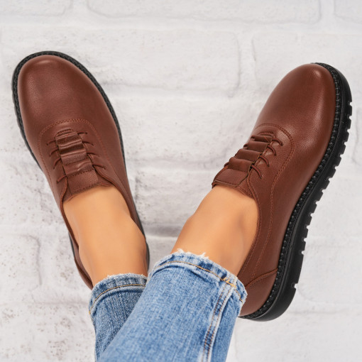 Pantofi dama casual Maro din Piele Ecologica Analia - Img 3