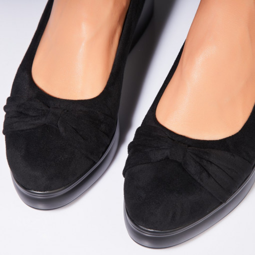 Pantofi dama casual Negri din Piele Ecologica Intoarsa Eslyn2 - Img 4