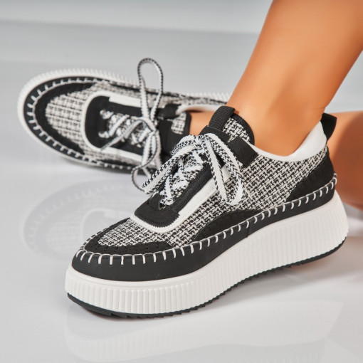 Adidasi Dama Negri din Textil Elden - Img 2