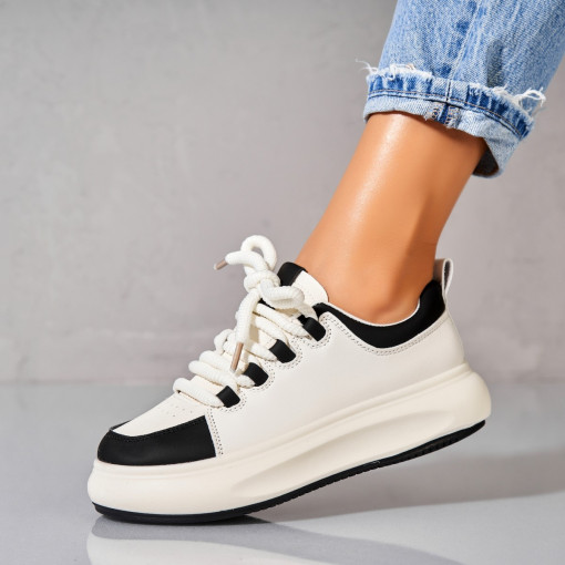 Adidași damă Piele Ecologica Negru Ineza2 - Img 3