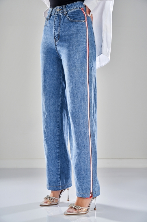 Blugi Damă Oversize Albastri Emiri - Img 7