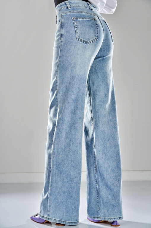 Blugi Push Up Damă Albastri Kahira - Img 2