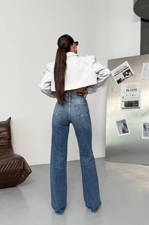 Blugi Regular Fit Albastri Anora - Img 4