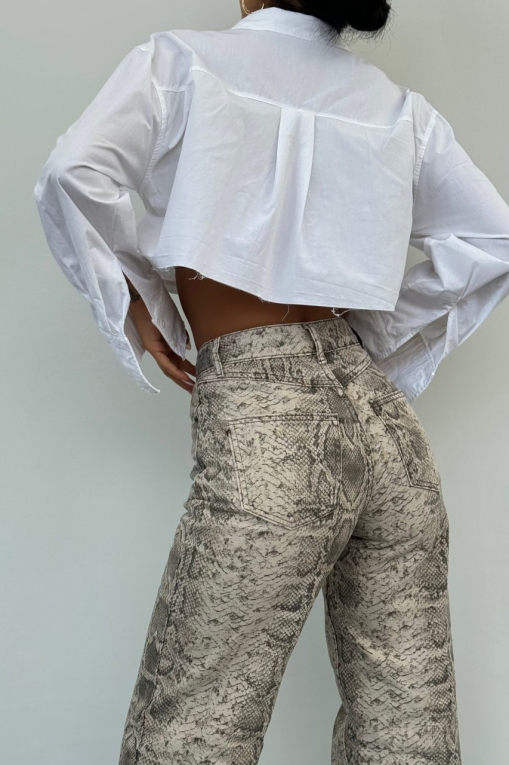 Blugi Regular Fit Animal Print Siena - Img 5