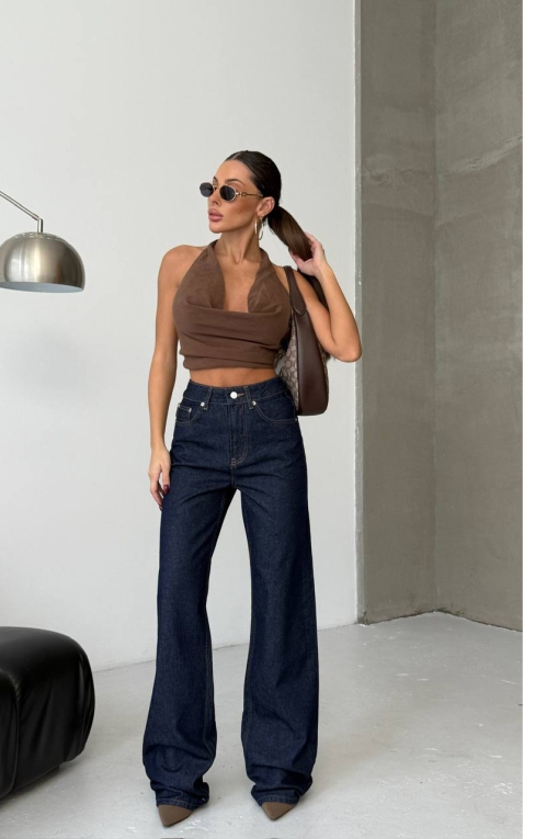 Blugi Regular Fit Bleumarin Zenvery - Img 2