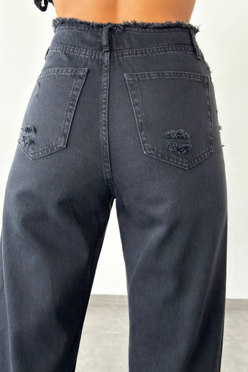 Blugi Regular Fit Negri Mazie - Img 3