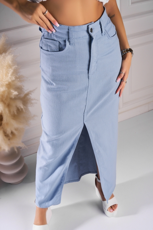 Fuste Damǎ Albastru Caroline - Img 3