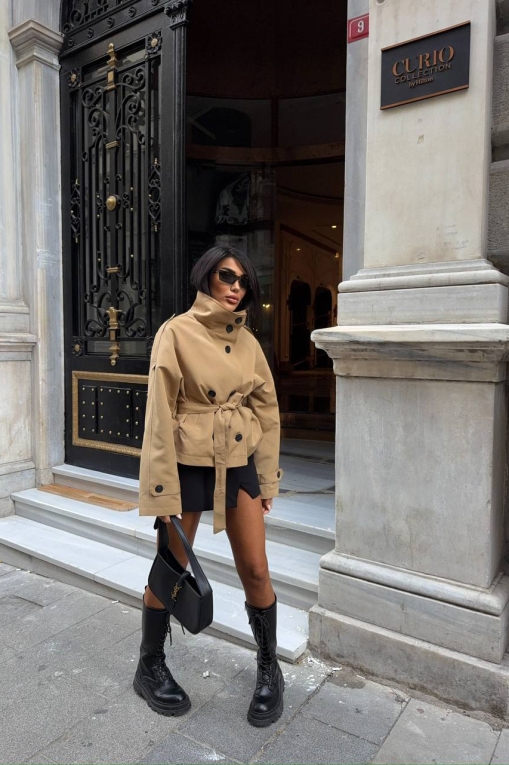 Jachete Dama Camel Raniya - Img 3