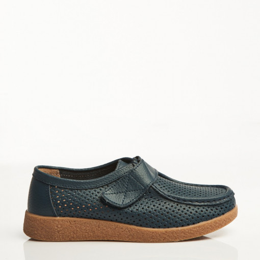 Mocasini dama Piele Naturala Bleumarin Takari - Img 2