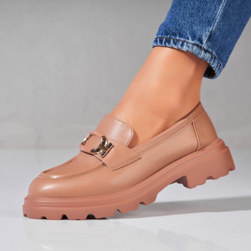 Pantofi dama casual Kaki din Piele Ecologica Isley - Img 2