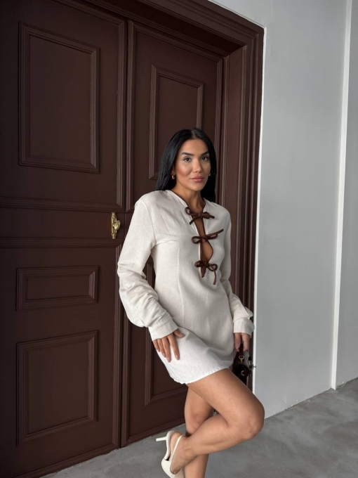 Rochii Dama Bej Lillian - Img 3