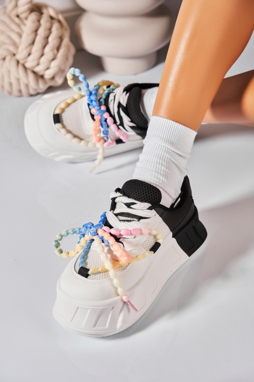 Sneakersi dama Piele Ecologica Negri Elvia - Img 2