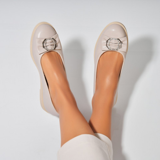 Balerini dama Piele Ecologica Gri Laren - Img 2