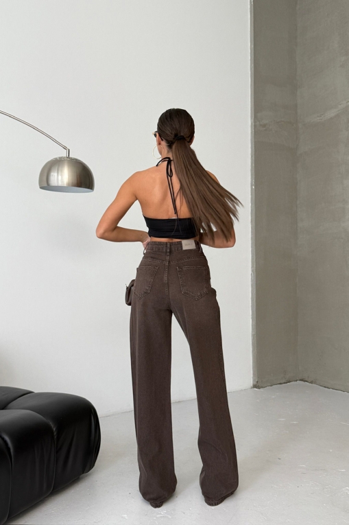 Blugi Damă Oversize Maro Xiomara - Img 3