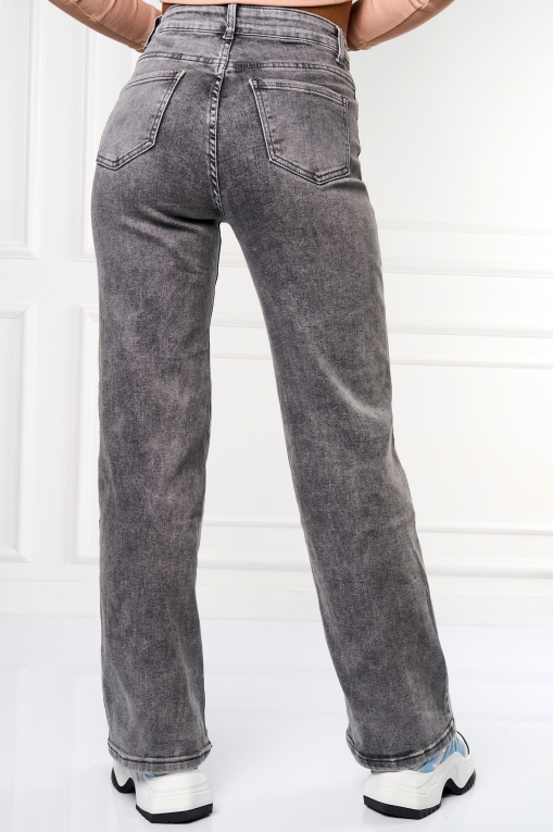 Blugi dama Regular Fit Gri Jenelly - Img 3