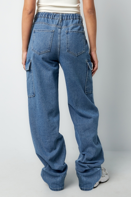 Blugi Regular Fit Albastri Amrie - Img 4