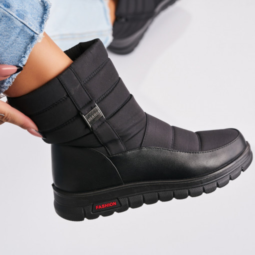 Cizme Dama Imblanite Negre din Fas Laveaya - Img 3