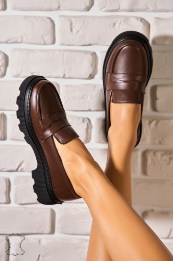 Mocasini dama Piele Naturala Maro Jaylei - Img 2