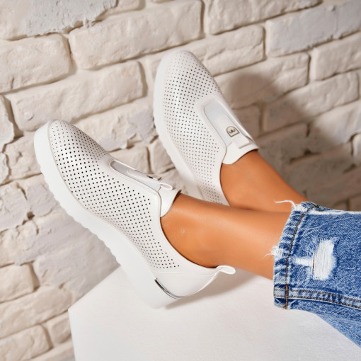 Pantofi dama casual Albi din Piele Ecologica Sira - Img 2