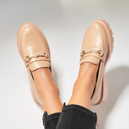 Pantofi dama casual Kaki din Piele Ecologica Elmira - Img 3