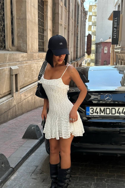 Rochii Dama Alb Waniye - Img 5