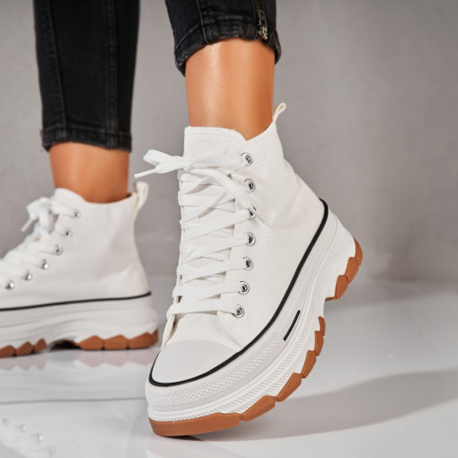 Sneakersi dama Textil Albi Tessi - Img 3