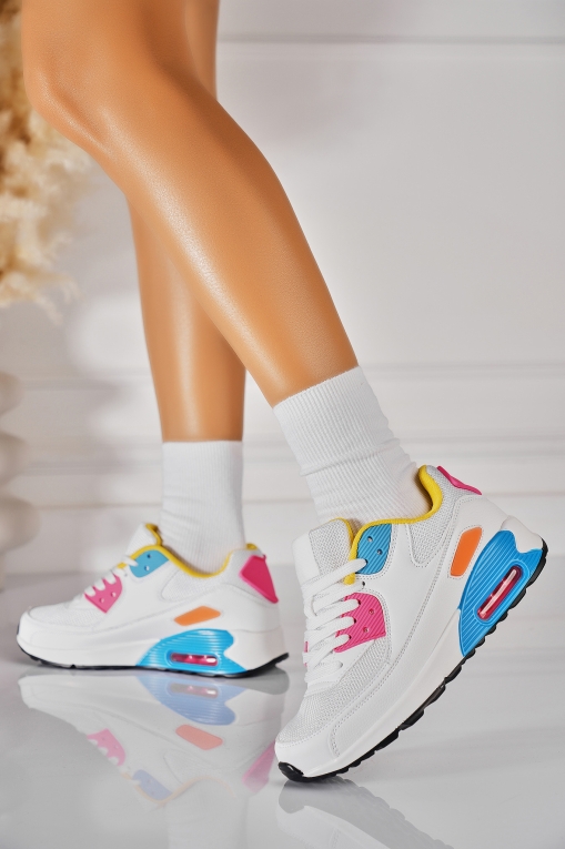 Adidași de damă Piele Ecologica Color Mayely - Img 2