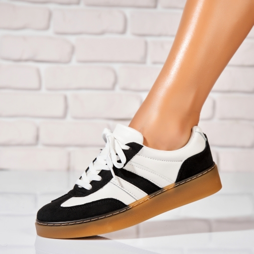 Adidași de damă Piele Ecologica Negru Nadina - Img 4