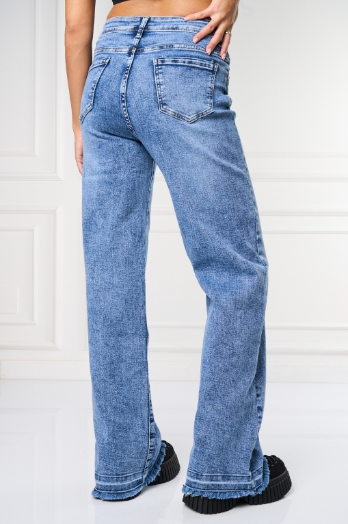 Blugi dama Regular Fit Albastri Kalinda - Img 3