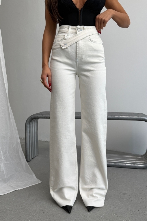 Blugi Regular Fit Albi Jarzei - Img 3