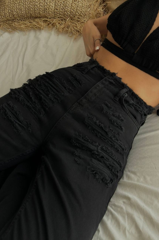 Blugi Regular Fit Negri Mazie - Img 4