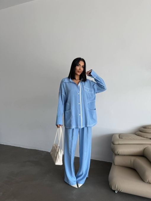 Compleuri Dama Albastru Ariana - Img 3