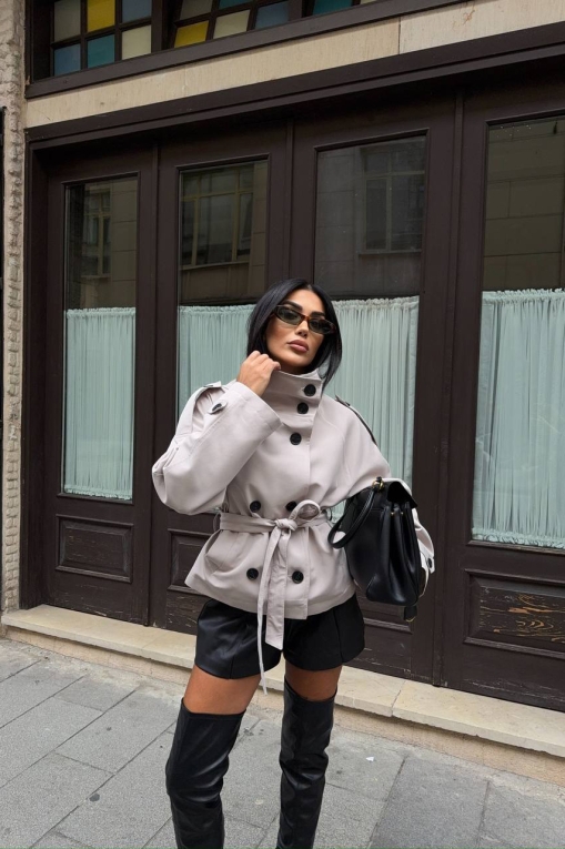 Jachete Dama Beige Raniya - Img 2