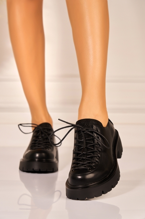 Loafers Dama Piele Ecologica Negri Sidhi4 - Img 4