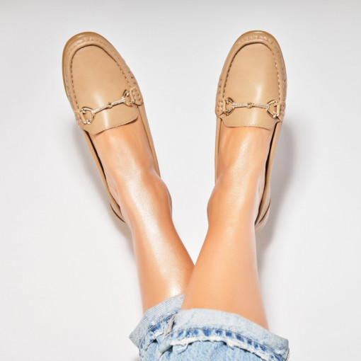 Pantofi dama casual Kaki din Piele Ecologica Aanya - Img 2