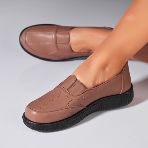 Pantofi dama casual Kaki din Piele Ecologica Alyna - Img 3