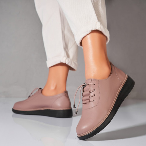 Pantofi dama casual Kaki din Piele Ecologica Amyah - Img 2