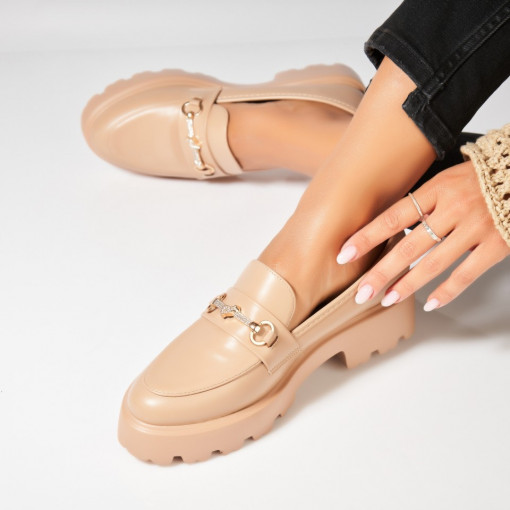 Pantofi dama casual Kaki din Piele Ecologica Elmira - Img 4