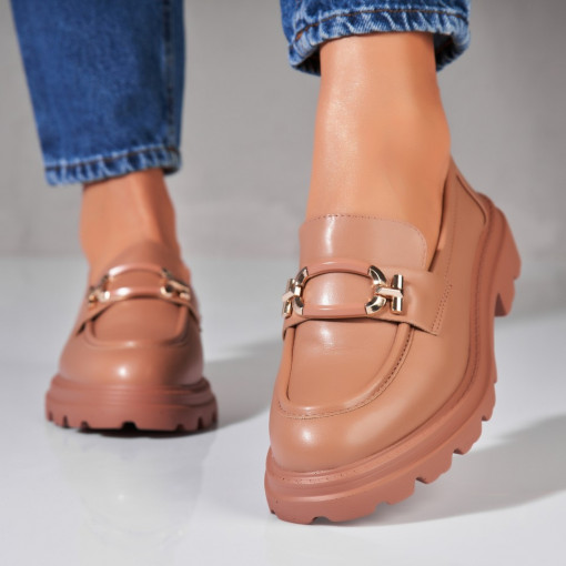 Pantofi dama casual Kaki din Piele Ecologica Isley - Img 3