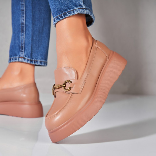 Pantofi dama casual Kaki din Piele Ecologica Kiyah - Img 2