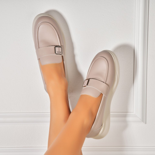 Pantofi dama casual Kaki din Piele Ecologica Phoebe - Img 3