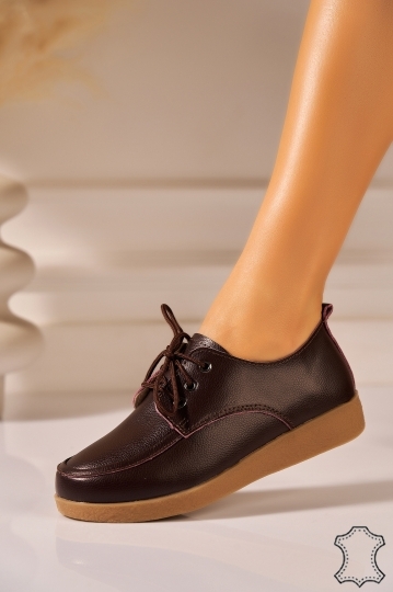 Mocasini dama Piele Naturala Maro Adelyn