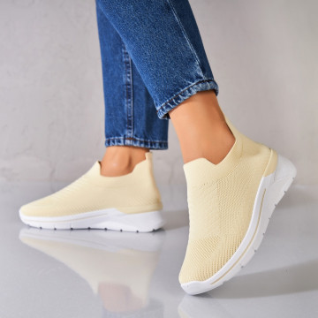Adidași damă Textil Bej Sofya