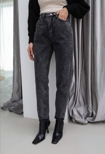 Blugi Regular Fit Negri Flarya