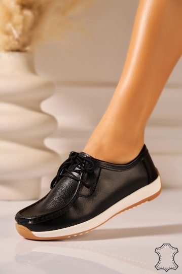 Mocasini dama Piele Naturala Negri Haisley